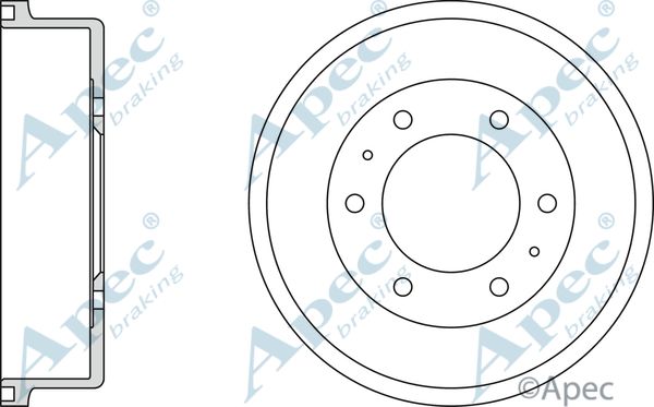 APEC BRAKING Тормозной барабан DRM9717